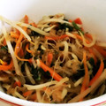 tugumie's cooksnap of when they made もやしと小松菜のお浸し.