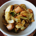 G_Yossan's cooksnap of when they made 魚肉ソーセージとキャベツのカレー炒め.