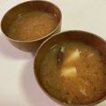 papikun's cooksnap of when they made 椎茸と卵の味噌汁.