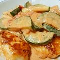★料理は楽しい★'s cooksnap of when they made 鶏ムネ肉のオーロラソース炒め.