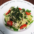 ちょこ✪0214's cooksnap of when they made さば缶で♡さばと梅しその冷製パスタ♡.