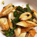 クックMPSQ4U☆'s cooksnap of when they made お弁当に！ちくわとピーマン炒め.