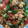 しっぽryu☆'s cooksnap of when they made トマトとピーマンと豚肉のオイスター炒め.