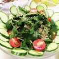 クックE662AA☆'s cooksnap of when they made 簡単　トマトと三つ葉サラダ　低カロリー.