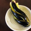ひーーーーちゃん☆'s cooksnap of when they made 茄子のひねり漬け♪ナスの簡単漬物サラダ.