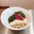 kookuro's cooksnap of when they made なめことモロヘイヤの冷たい蕎麦.