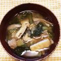 わたさな2016's cooksnap of when they made 舞茸・小松菜のお味噌汁♪舞茸香る♪.