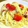 れいさやママ's cooksnap of when they made トマトと大葉の冷製パスタ.