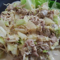 Ｍぱん's cooksnap of when they made ワサビでさっぱり！豚と舞茸のオイマヨ炒め.