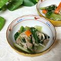 mielle's cooksnap of when they made レンジで簡単　チンゲン菜とツナの和え物.