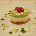 RickyW's cooksnap of when they made オシャレ☆アボカドサーモンケーキ仕立て♪.