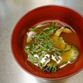 ままナポリ's cooksnap of when they made なすとオクラの冷やし味噌汁.