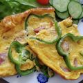 ナスの糠漬け's cooksnap of when they made ウインナーとピーマンのチーズオムレツ.