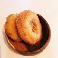 kanagohaan's cooksnap of when they made 簡単！ふわふわ！卵なしHM豆腐ドーナツ.