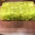 ercerc's cooksnap of when they made メロンとグレープフルーツのゼリーテリーヌ.