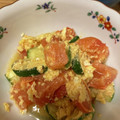 クックEKEP78☆'s cooksnap of when they made 簡単★美味★ズッキーニとトマトの卵炒め.