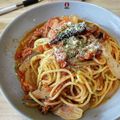 さらまんマルシェ's cooksnap of when they made トンノロッソ風(トマト缶とツナのパスタ).