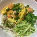hiroko_ho's cooksnap of when they made 涼味☆海老卵炒めのぶっかけそうめん♪.