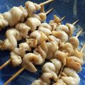ゆんやともも's cooksnap of when they made くるくる串打ちで！鶏皮のカリカリ焼き鳥♪.