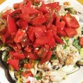 でいだらぼっち's cooksnap of when they made 蒸し鶏胸肉　夏野菜うまダレがけ.