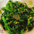 りーとぽん's cooksnap of when they made ほうれん草のゴマ和え.