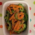 ミケやん's cooksnap of when they made ゴーヤと人参のきんぴら.
