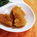 saalalan's cooksnap of when they made レンジで味染み！かぼちゃの煮物～めんつゆ.