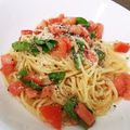 ソネチコ's cooksnap of when they made 旬のトマトとバジルの冷製パスタ.