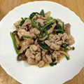 Ray✾'s cooksnap of when they made 豚肉とほうれん草ときのこの簡単炒め☆.