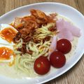 おなかの音's cooksnap of when they made 豆乳スープのこんにゃくそうめん.