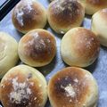 ＃もこ's cooksnap of when they made 簡単手作り本格ぶどうパン☆.