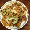 HikariNMY's cooksnap of when they made 簡単絶品・普通のソース焼きそば.