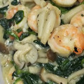 ぽにょこまち's cooksnap of when they made 海老とほうれん草の塩麹炒め.