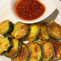 ばたこキッチン's cooksnap of when they made おうち居酒屋★韓国風ズッキーニのピカタ.