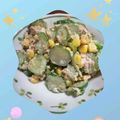 松潤LOVE♥️♥️'s cooksnap of when they made ⭐️胡瓜とツナのごまマヨ和え.