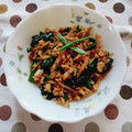 ﾁｲﾁｬﾝﾏﾏ's cooksnap of when they made 鶏ごぼうとほうれん草のやみつき炒め.