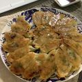 caruga's cooksnap of when they made 小松菜と椎茸❤️餃子.