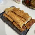 まいもぐ2020's cooksnap of when they made 大葉と梅ささみの春巻き.