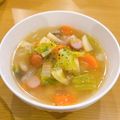 mimo27's cooksnap of when they made キャベツ他具沢山な☆簡単コンソメスープ★.