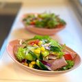 かっちゃん杉's cooksnap of when they made パストラミビーフとたっぷり野菜サラダ☆.