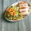 yesmama's cooksnap of when they made はんぺんバター焼き（ハム・チーズ）.