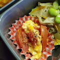 ぐでまる。's cooksnap of when they made ★簡単！卵とチーズとトマト炒め★.