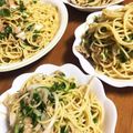 えり★らっくま♪'s cooksnap of when they made 簡単すぎる☆ツナとレタスの冷製パスタ.