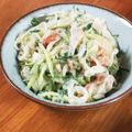 低カロ探検隊's cooksnap of when they made 糸こんにゃくカニカマ胡瓜の胡麻マヨサラダ.
