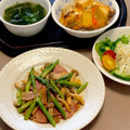 ルぴあ's cooksnap of when they made 簡単　しめじとアスパラのマヨポン炒め.