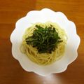 みめい's cooksnap of when they made 梅干しバターパスタ.