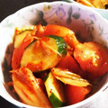 クックLCJQO8☆'s cooksnap of when they made キムチと胡瓜とトマトの和え物.