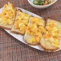 しゅい6's cooksnap of when they made オープン玉子ホットサンド！.