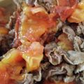 ゆずカフェ's cooksnap of when they made 【おかず】スタミナ満点！　牛トマ☆焼肉風.