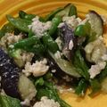 hiro1616's cooksnap of when they made レンジで簡単☆茄子とピーマンの塩そぼろ煮.
